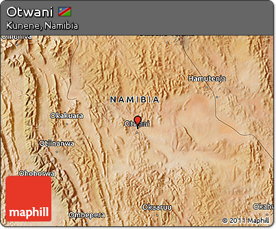 Satellite 3D Map of Otwani