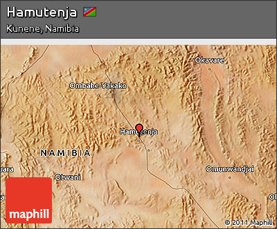 Satellite 3D Map of Hamutenja