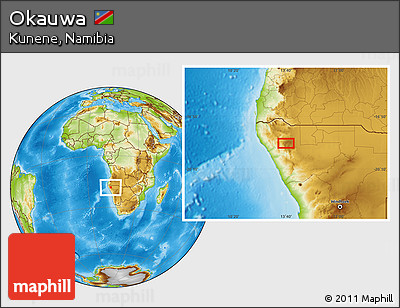 Physical Location Map of Okauwa