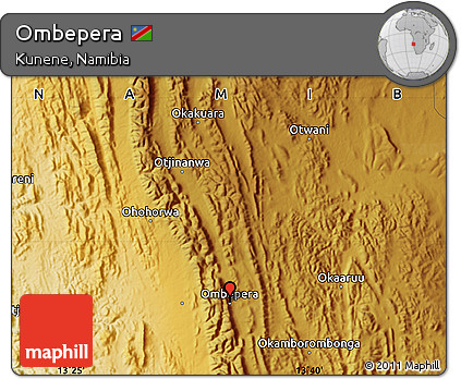 Physical Map of Ombepera