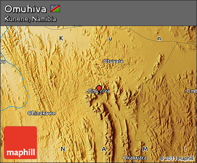 Physical Map of Omuhiva