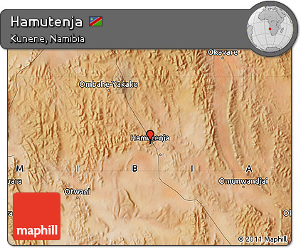 Satellite Map of Hamutenja