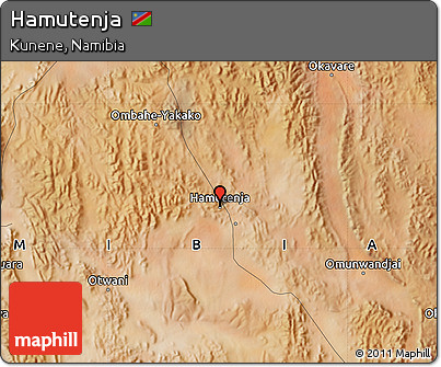 Satellite Map of Hamutenja