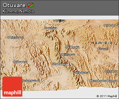 Satellite Panoramic Map of Otuvare