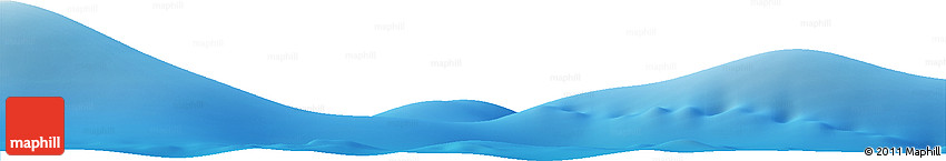Shaded Relief Horizon Map of the Area around 18° 31' 34" S, 140° 10' 30" W