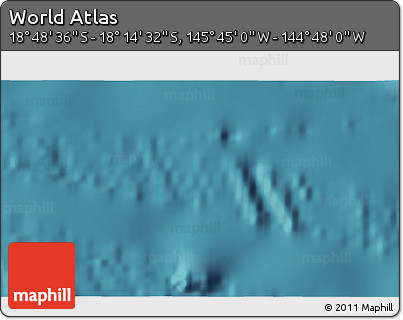 Satellite 3D Map of the Area around 18° 31' 34" S, 145° 16' 30" W