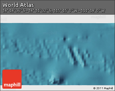 Satellite 3D Map of the Area around 18° 31' 34" S, 145° 16' 30" W