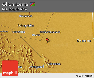 Physical 3D Map of Okomizema