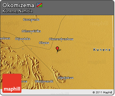 Physical 3D Map of Okomizema