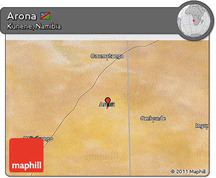 Satellite 3D Map of Arona