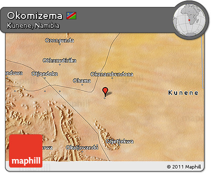 Satellite 3D Map of Okomizema