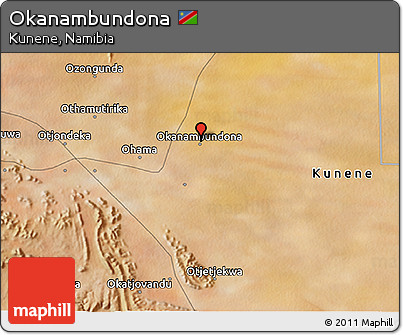 Satellite 3D Map of Okanambundona