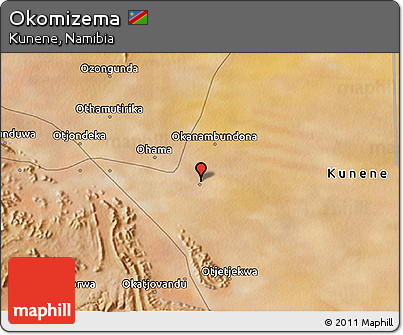Satellite 3D Map of Okomizema