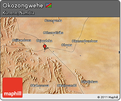 Satellite 3D Map of Okozongwehe
