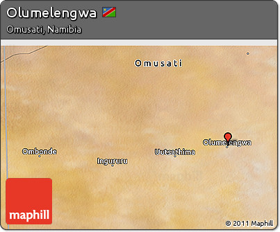 Satellite 3D Map of Olumelengwa