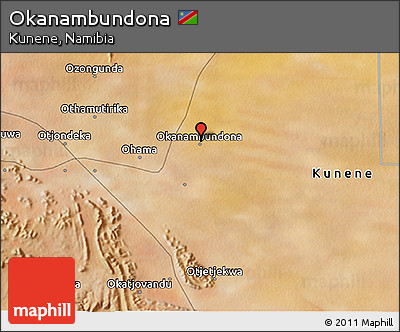 Satellite 3D Map of Okanambundona