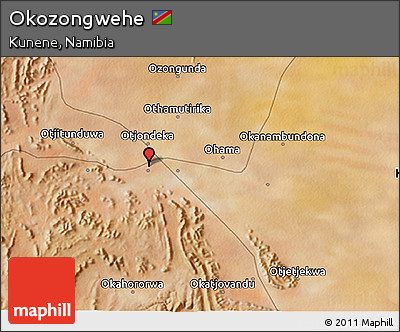 Satellite 3D Map of Okozongwehe