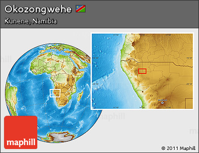 Physical Location Map of Okozongwehe