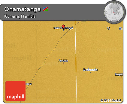 Physical Map of Onamatanga