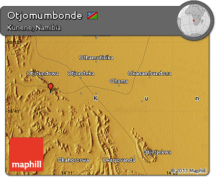 Physical Map of Otjomumbonde