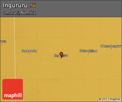 Physical Map of Ingururu