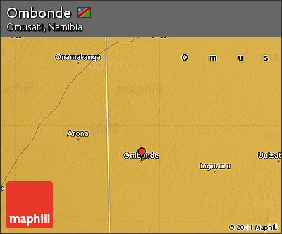 Physical Map of Ombonde