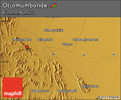 Physical Map of Otjomumbonde