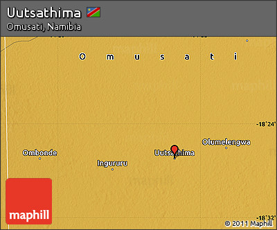 Physical Map of Uutsathima