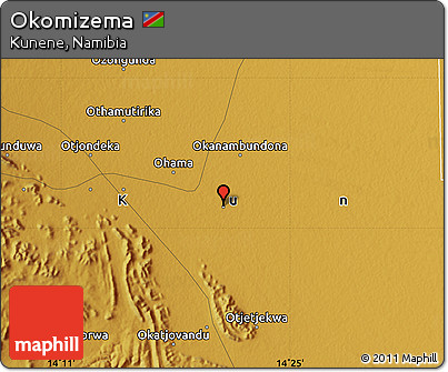 Physical Map of Okomizema