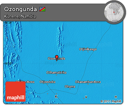 Political Map of Ozongunda