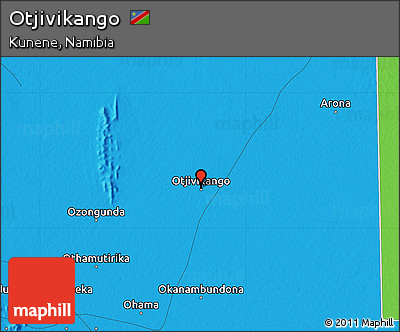 Political Map of Otjivikango