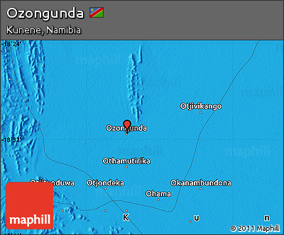 Political Map of Ozongunda
