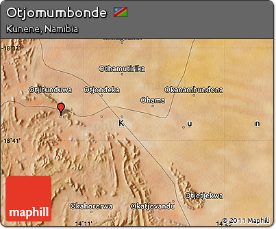 Satellite Map of Otjomumbonde