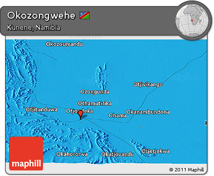 Political Panoramic Map of Okozongwehe