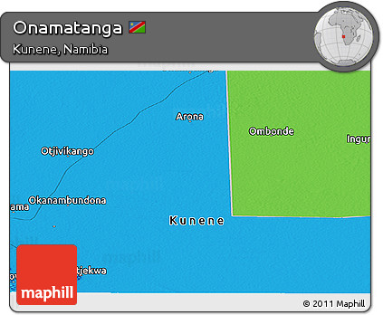 Political Panoramic Map of Onamatanga