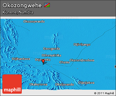 Political Panoramic Map of Okozongwehe