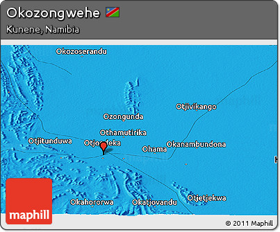 Political Panoramic Map of Okozongwehe