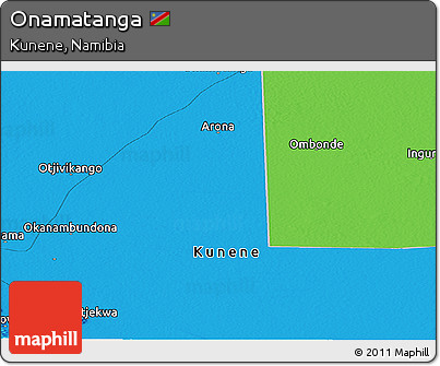 Political Panoramic Map of Onamatanga