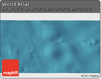 Satellite 3D Map of the Area around 18° 31' 34" S, 153° 4' 29" E