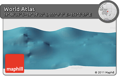 Satellite Panoramic Map of the Area around 18° 31' 34" S, 155° 37' 30" E