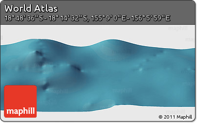 Satellite Panoramic Map of the Area around 18° 31' 34" S, 155° 37' 30" E