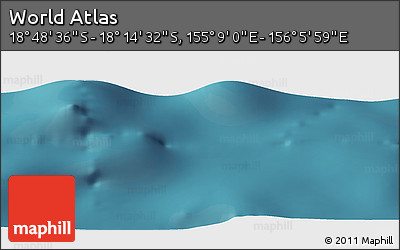 Satellite Panoramic Map of the Area around 18° 31' 34" S, 155° 37' 30" E