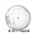 Outline Map of the Area around 18° 31' 34" S, 158° 52' 30" W, rectangular outline