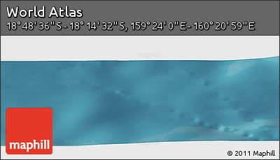 Satellite Panoramic Map of the Area around 18° 31' 34" S, 159° 52' 30" E