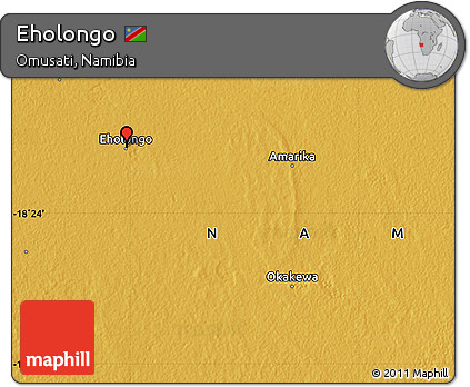 Physical Map of Eholongo