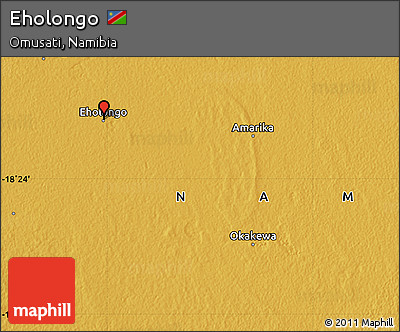 Physical Map of Eholongo