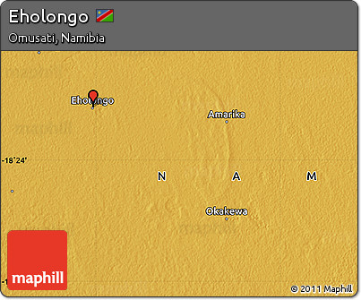 Physical Map of Eholongo