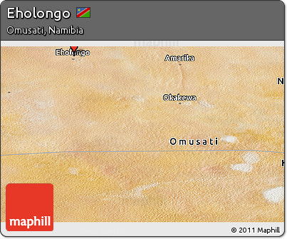 Satellite Panoramic Map of Eholongo