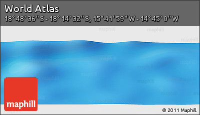 Physical Panoramic Map of the Area around 18° 31' 34" S, 15° 13' 29" W