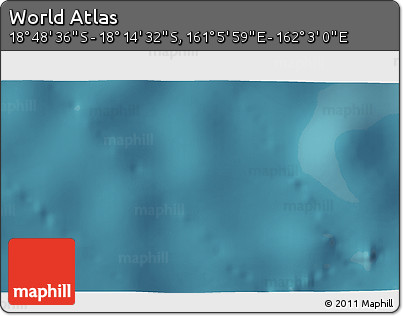 Satellite 3D Map of the Area around 18° 31' 34" S, 161° 34' 29" E